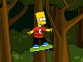 Bart Simpson Skateboarding