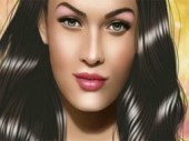 Celebrity Megan Fox make up