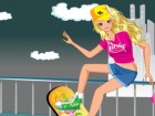 Crazy Skateboard Girl Dress Up