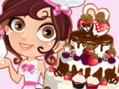 Cute Baker Wedding Cake