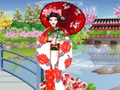 Japanese Garden Geisha Dress Up