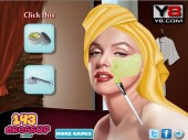 Marilyn Monroe Facial Spa Makeover