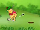 Pooh Bear and Golfer