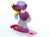 Snowboard Betty