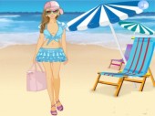 Summer Beach Girl