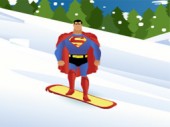 Superman Snowboarding